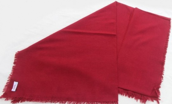 Pashmina Color Stole Red